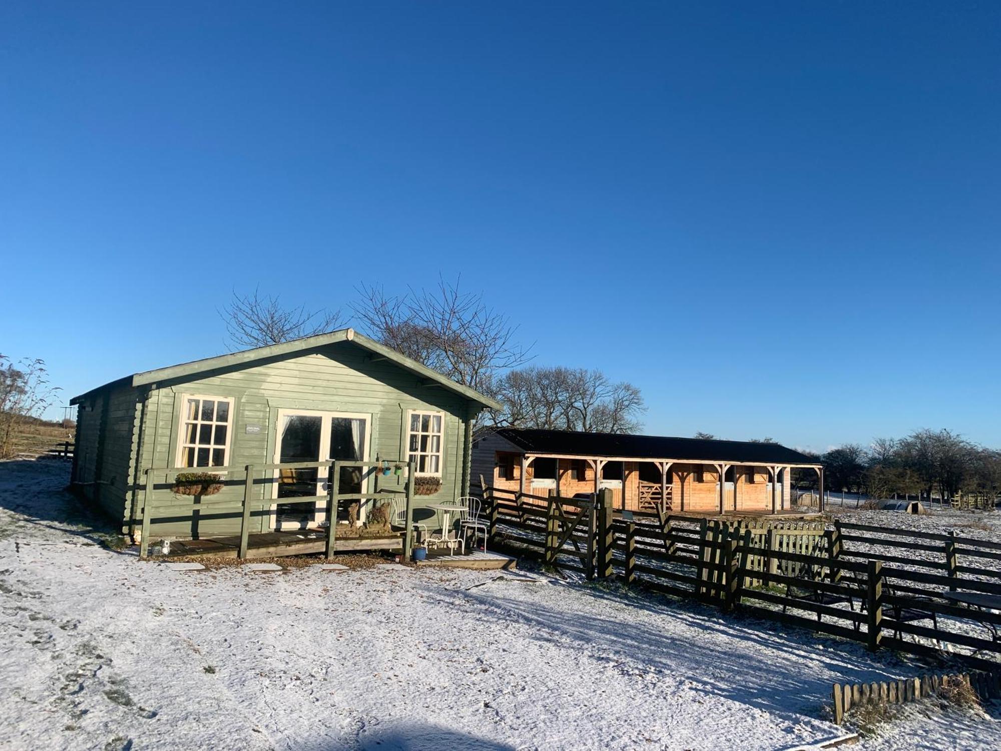 Owls Nest Log Cabin Morpeth Eksteriør bilde
